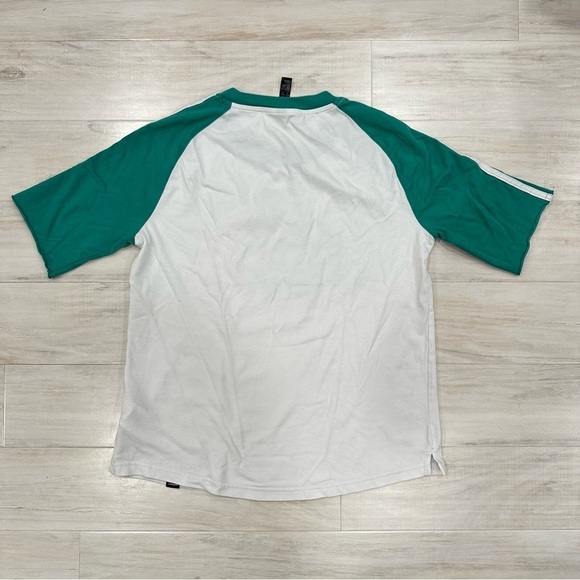 Adidas Teal Raglan Sleeve Shirt - Picture 3 of 3